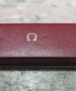 Omega vintage watch box red unisex